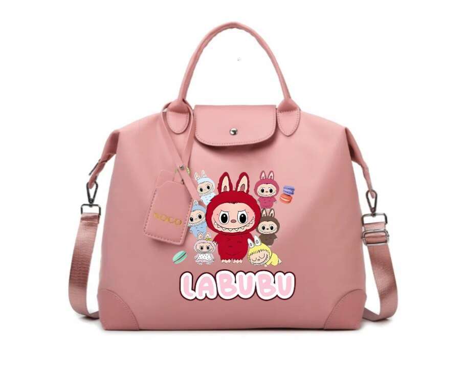 Hot Selling Labubu Cute Travel Bag Carry On Lage Handbag Large Capacity Portable Bags Cartoon Anime Graphic Print Backpacks Party Gifts Designer Bags