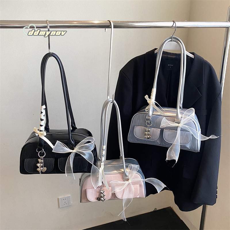 Korean Style Sweet Underarm for Women 2025 Summer Niche High-end Versatile Boston Casual Shoulder Bag ddmynov ddmynov