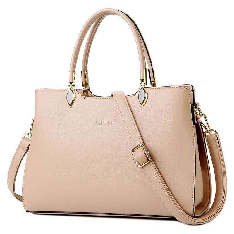 Quality Women's Leather Top Handle Bags Female Shoulder Sac Tote Shopper Bag Bolsa Feminina Designer Handbags For Woman