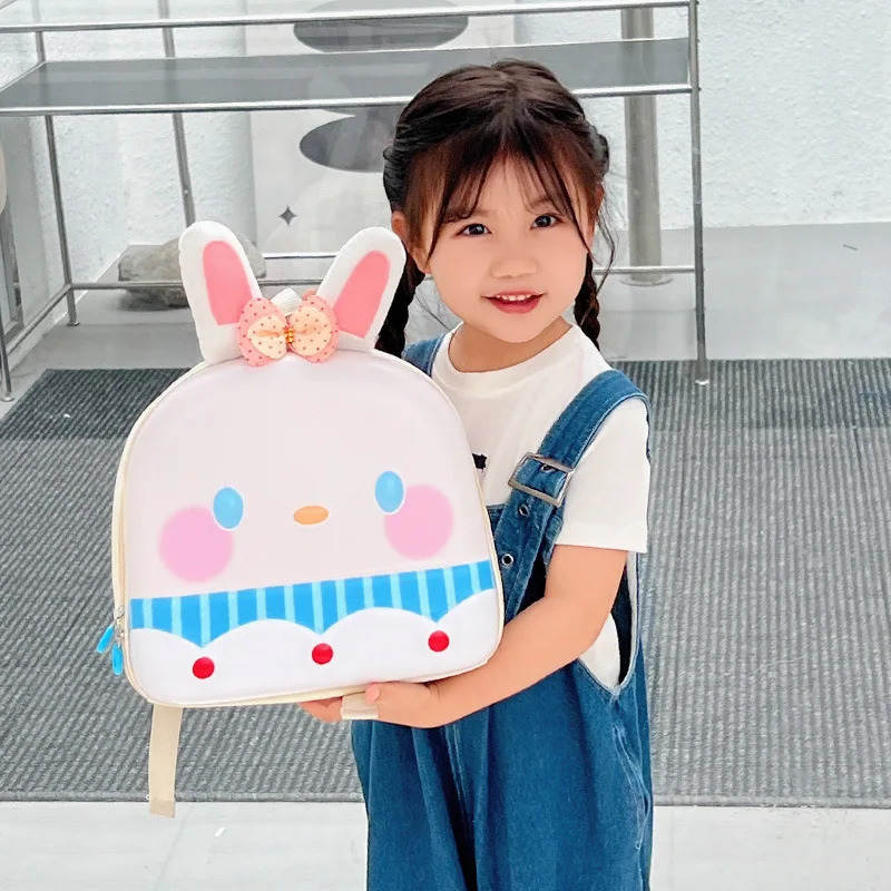 Girls Backpack Cute Rabbit Kindergarten School Bag Fashion Cartoon Shoulders Highcapacity Outdoors Travel Kids Gifts 250615