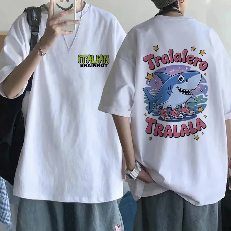 Funny Print T-shirt Tee Shirt Men Women T-shirt Cotton Fashion