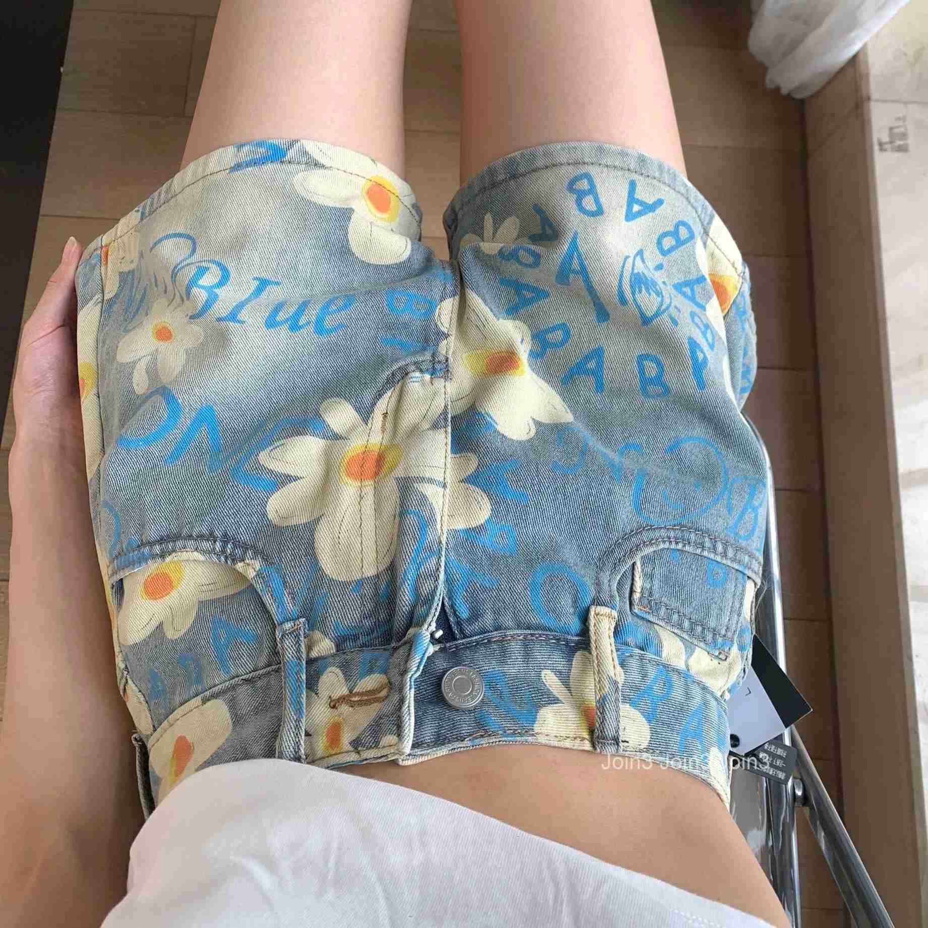 Female Short Jeans Pants Print Womens Denim Shorts Summer Jorts Design Wholesale Offer Original Hot Kpop Outdoor Low Price Hot