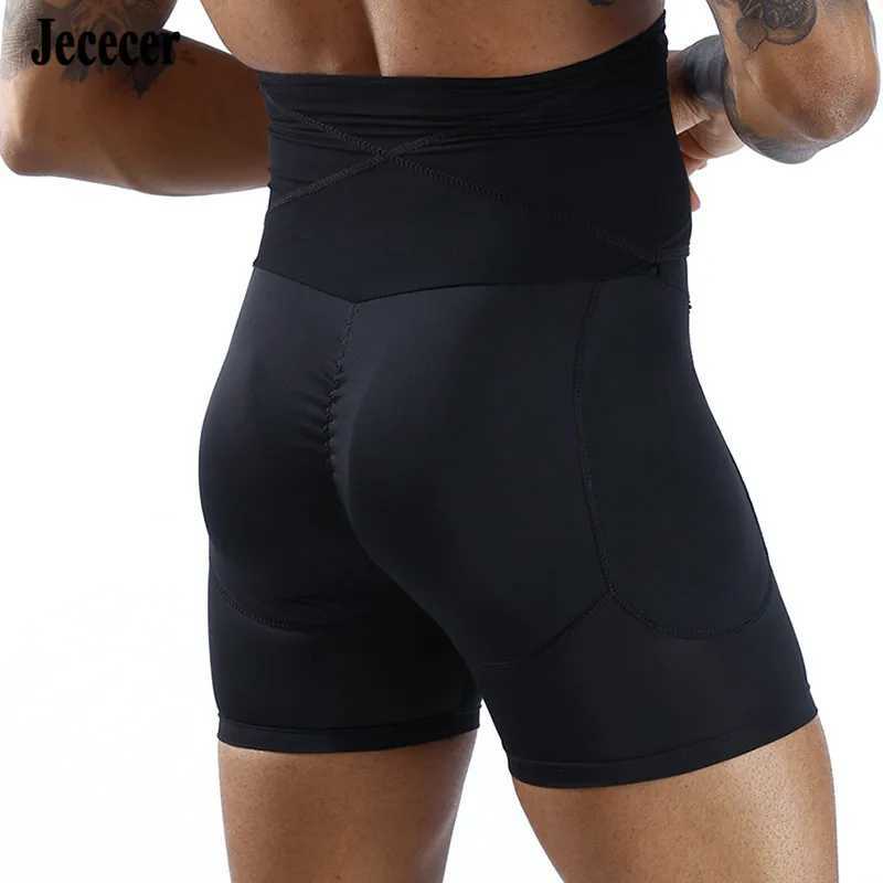 High Waist Belly Control Underpants with Reduction Girdles Tummy Shaper Men Padded Boxers Men Shapewear Plus Size S-6XL W250616