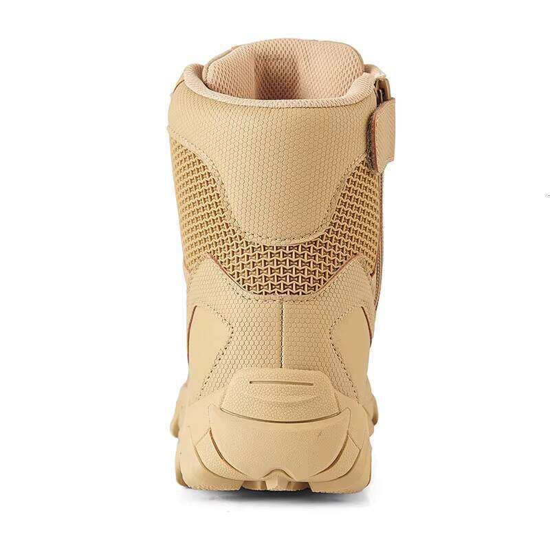 2024 New Men's Outdoor Shoes High Top Wear-resistant Tactical Training Hiking Boots