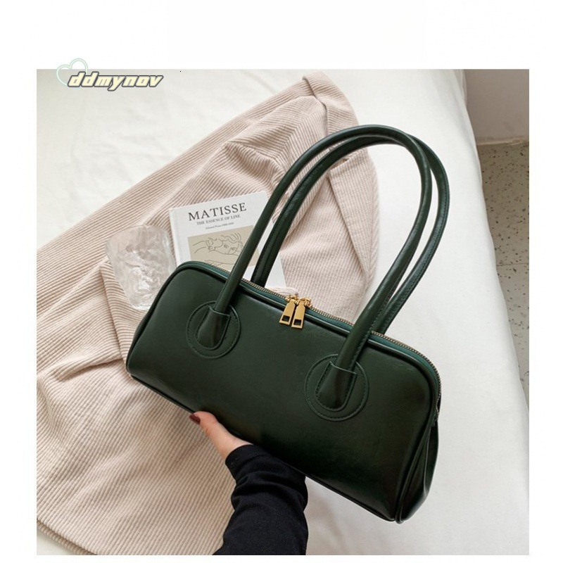 2024 New Trendy Women's Fashion Versatile Shoulder Underarm High-end Handbag Baguette Bag ddmynov