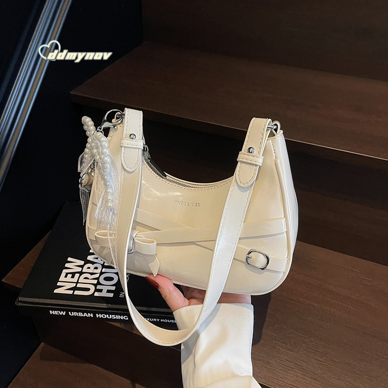 Korean Style Niche Chic Underarm for Women 2025 Spring New Trend Versatile Commuter Shoulder Crossbody Bag ddmynov