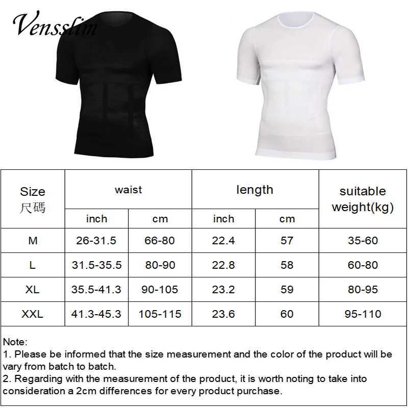 Compression Slimming T-shirt Men Body Shaper Waist Trainer Fitness Vest Fat Burn Chest Slim Shirt weight loss shapewear W250616
