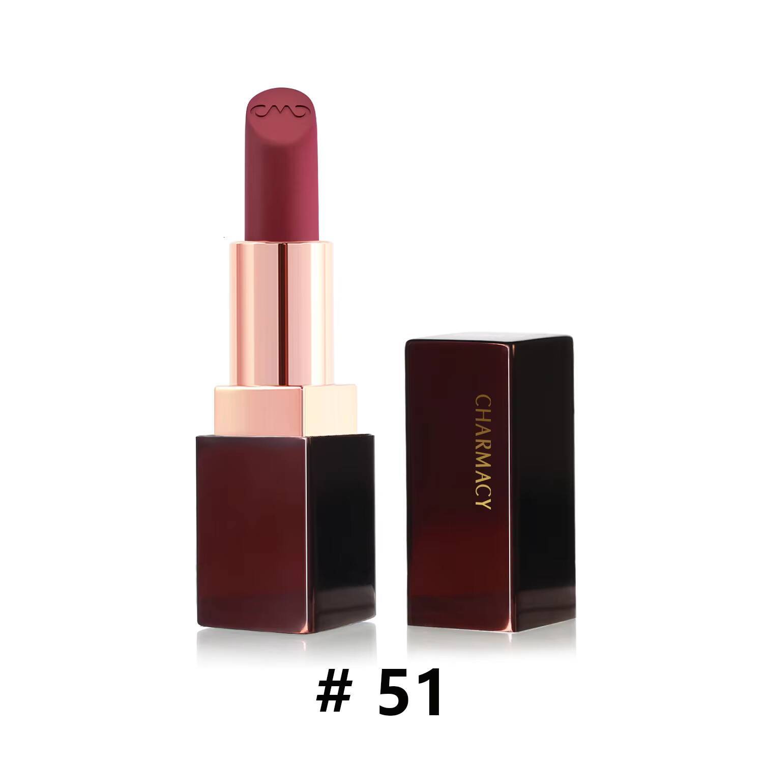 CHARMACY Matte Luxury Velvet Lipstick Waterproof Long-lasting High Quality Korean Lipsticks Lips for Women Makeup Cosmetic happy