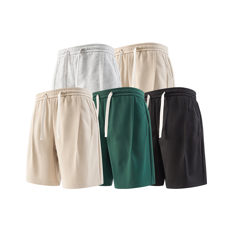 Thin Designer New Casual Sport Pants, American Style Men's Fitness Shorts, Trendy Loose Five-Inch Pants