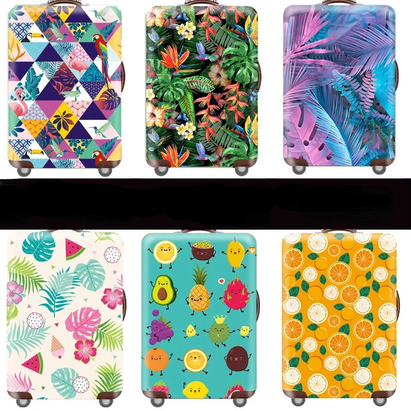 Geometric Thicker Luggage Cover Elasticity Travel Suitcase Protective For 1832 inch Case accessories 250615