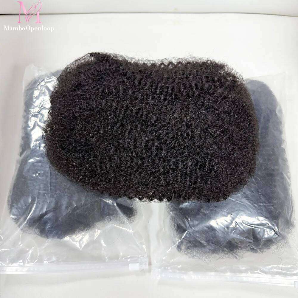 Afro Kinky Curly 1Pc/50g No Weft Brazilian Human Hair Remy Bulk Braiding Extensions NaturalHair for Dreadlocks Braids