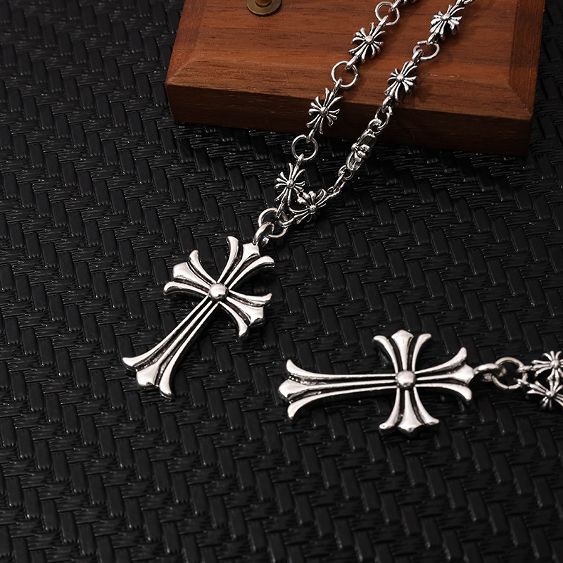 European And American Cross Necklace Jewelry Men And Women Retro Necklaces Personalized Pendant Necklace 2025s