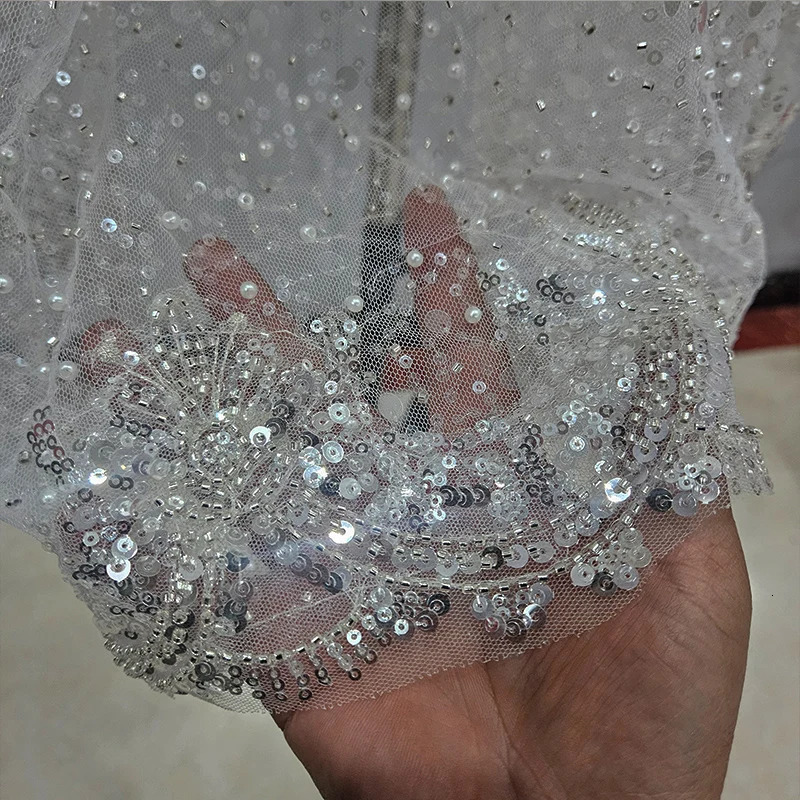 Luminous sequin diamond veil bridal veil church short wedding accessories with hair comb 250610