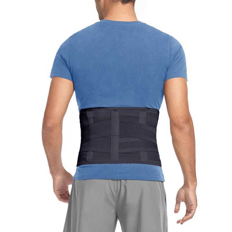 Waist Trimmer for Men Widening Body Shaper Waist Trainer Cinchers Abs Belt Wrap for Stomach and Back Lumbar Support W250616