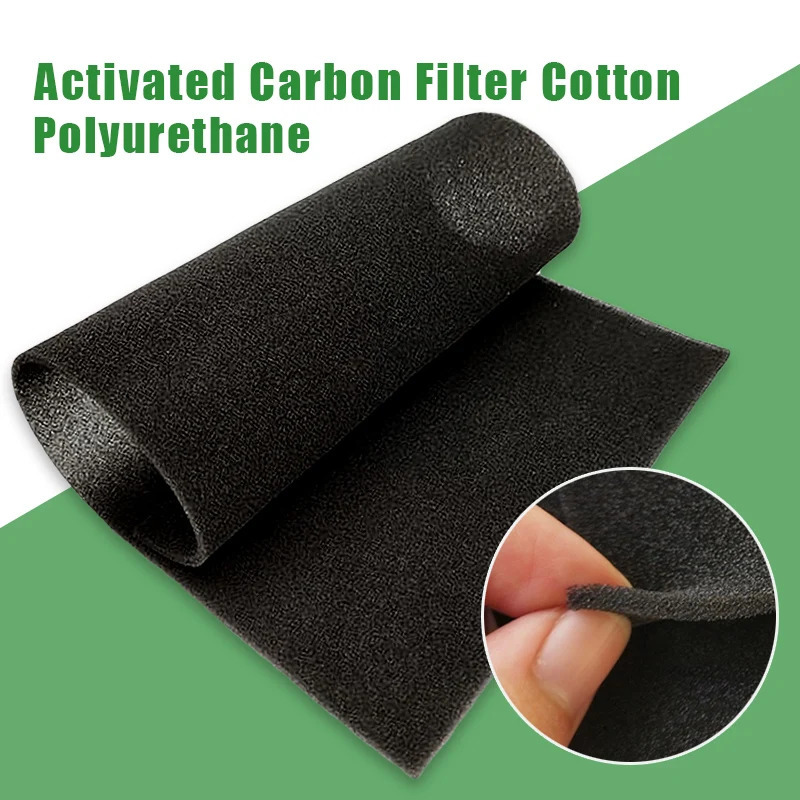 High Density Car Air Conditioner Activated Carbon Foam Filter Purifier Universal Water Filter Sheet Cooker Hood ctor Filter 250613