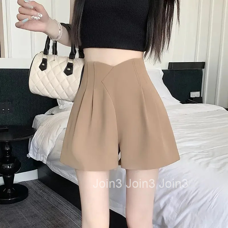 Woman Short Pants Suit with Shorts for Women High Waist Casual Hot New in Korean Style Aesthetic 2000s Clothes Y2k Harajuku Kpop