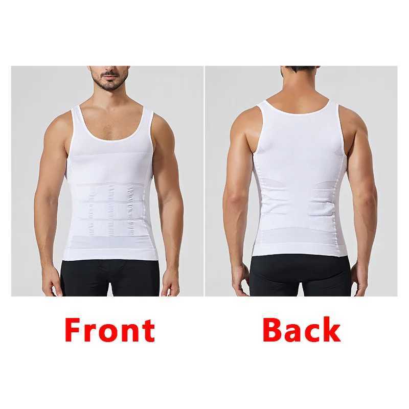 YBFDO Men Body Shaper Slimming Compression Vest Undershirt Seamless Waist Trainer Tank Top Belly Control Weight Loss Shapewear W250616