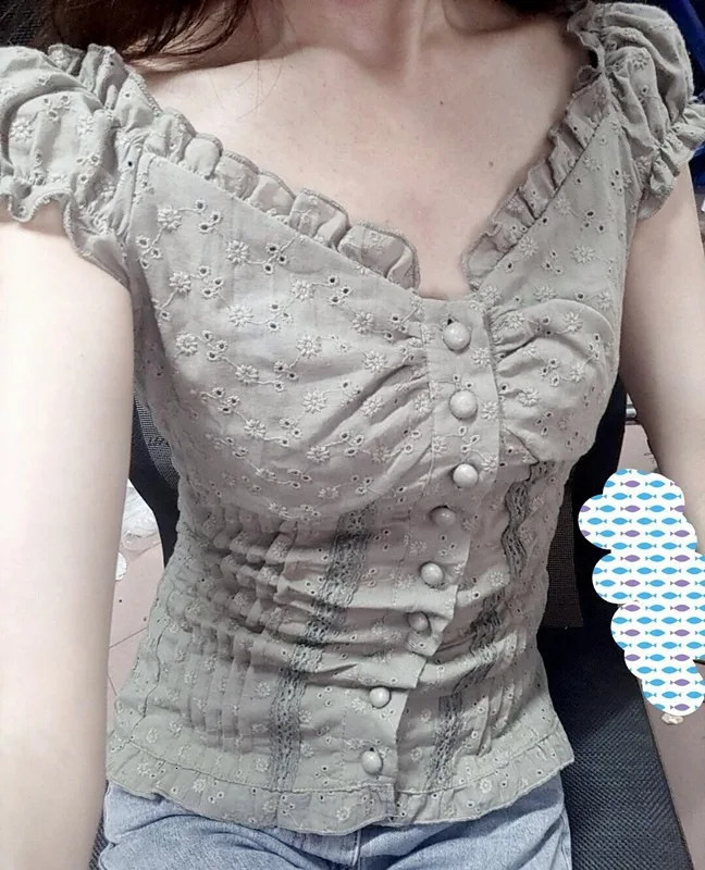 Ladies sexy chic top off-the-shoulder small fragrance beautiful ladies tops clothing street Y2K wholesale tops 250614