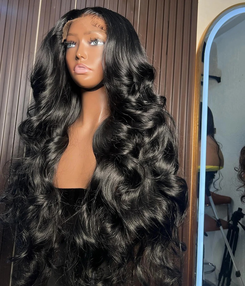 36 40 Inch Hd Lace Frontal Wig Human Hair 13x4 Body Wave Human Hair Wigs For Women Pre Plucked Lace Front Human Hair Wig Synthetic Wig