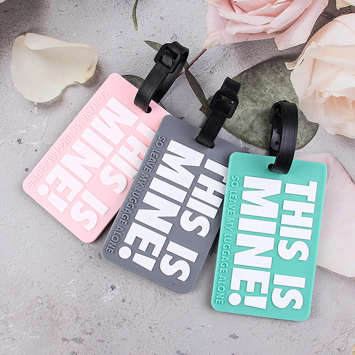 Women Men Luggage Tag Travel Accessories Candy Color Suitcase ID Address Holder Boarding Baggage Portable Label 250616