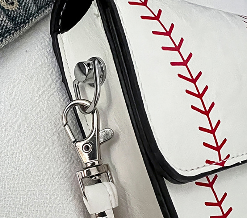 Baseball Printed Shoulder Cell Phone Bag Women Personalized Slanting Across Small Square Bag Fashion Versatile Crossbody Bags