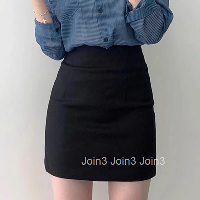 Wrap Short Skirts for Woman Formal Black Office High Waist Mini Tight Womens Skirt Premium Stylish Chic and Elegant Y2k Clothes