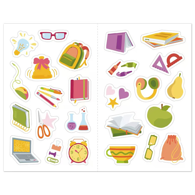 Children's Cartoon Stickers - Waterproof Decorative Stationery & Notebook Adhesive Labels