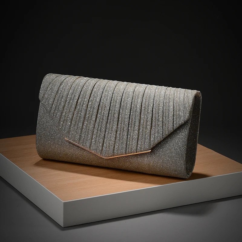 Textured Wedding Gift Clutch Bags for Women Ladies Evening Bag Designer Envelope Luxury Handbags Hardware Shoulder Bag 250614