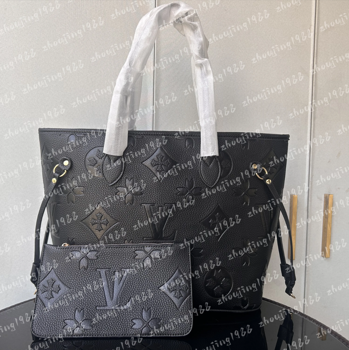 Designers 2pcs High qualitys Women bags Luxurys Handbags Ladies Designer Composite Bags Lady Clutch Bag Shoulder Tote Female Purse Wallet Handbag MM Size 40156