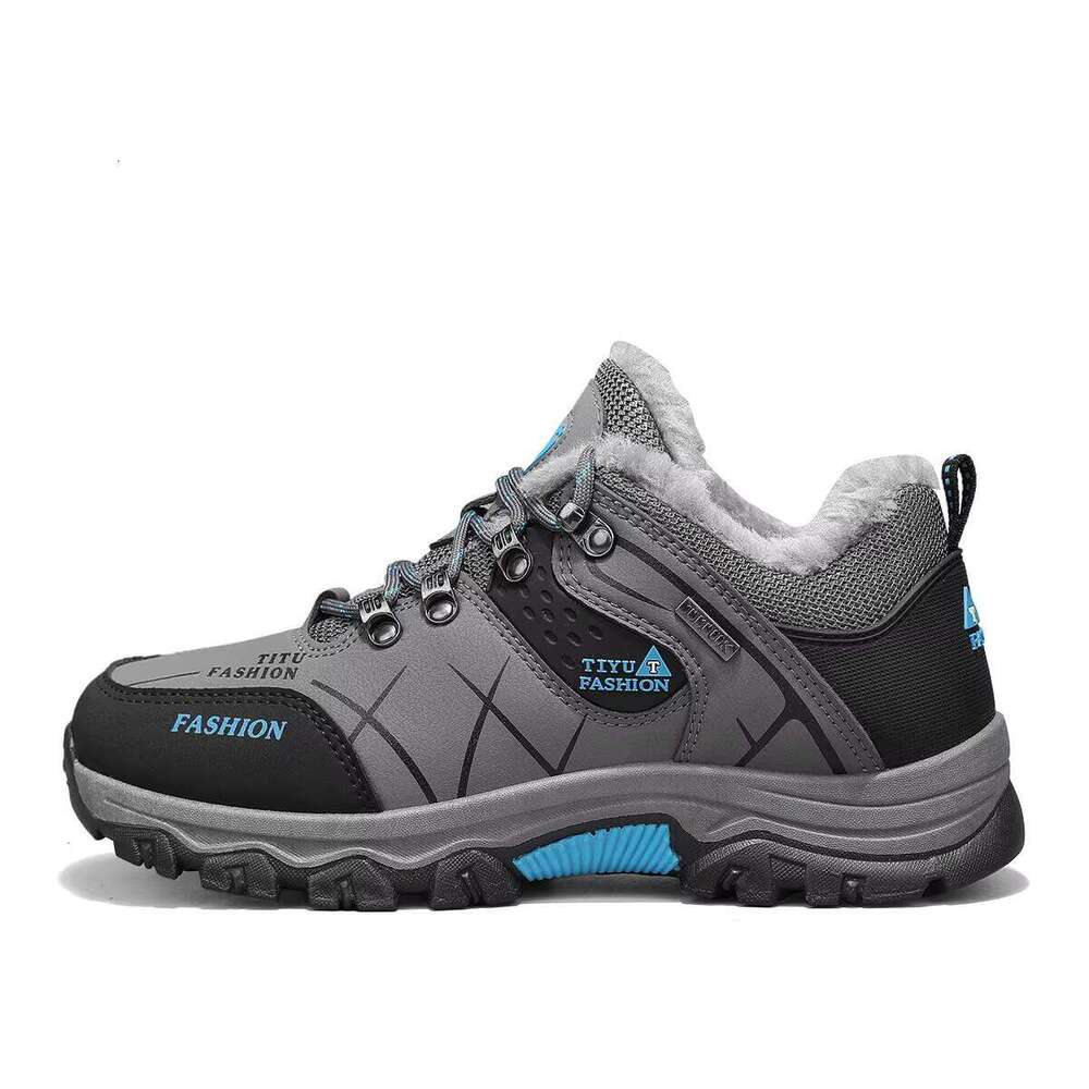 Winter Warm Outdoor Leisure Cotton New Design Fashion Men's Hiking Shoes