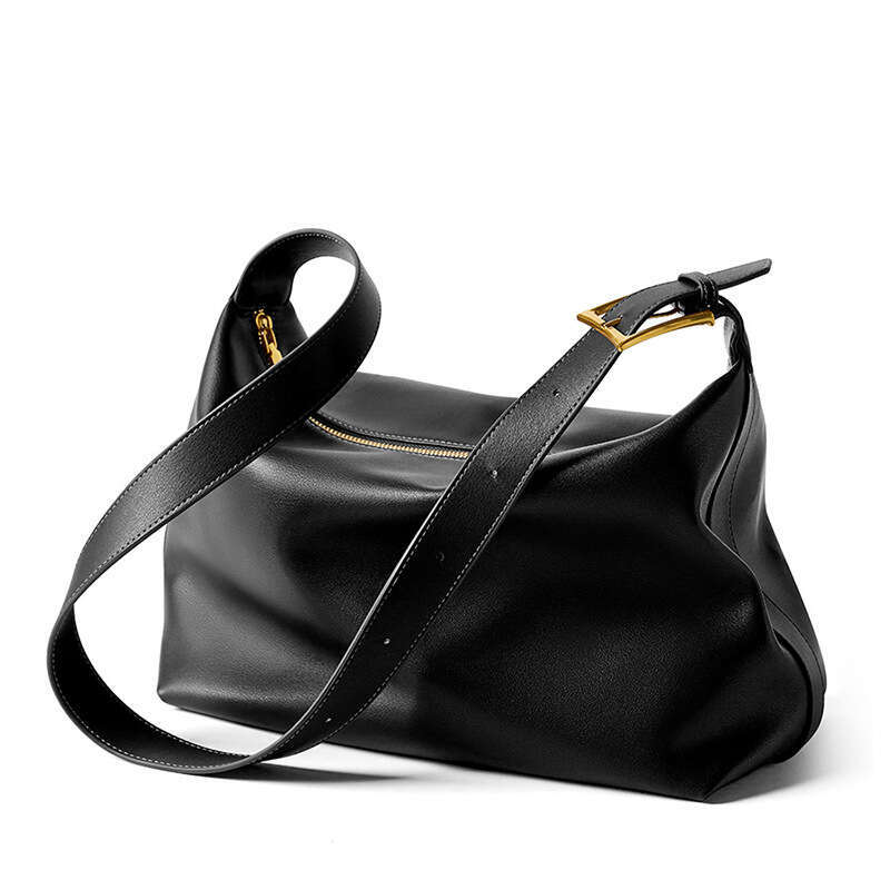 Genuine Leather Underarm Tote Stray for Women 2025 New Cowhide Commuter Large Single Shoulder Crossbody Women's Bag