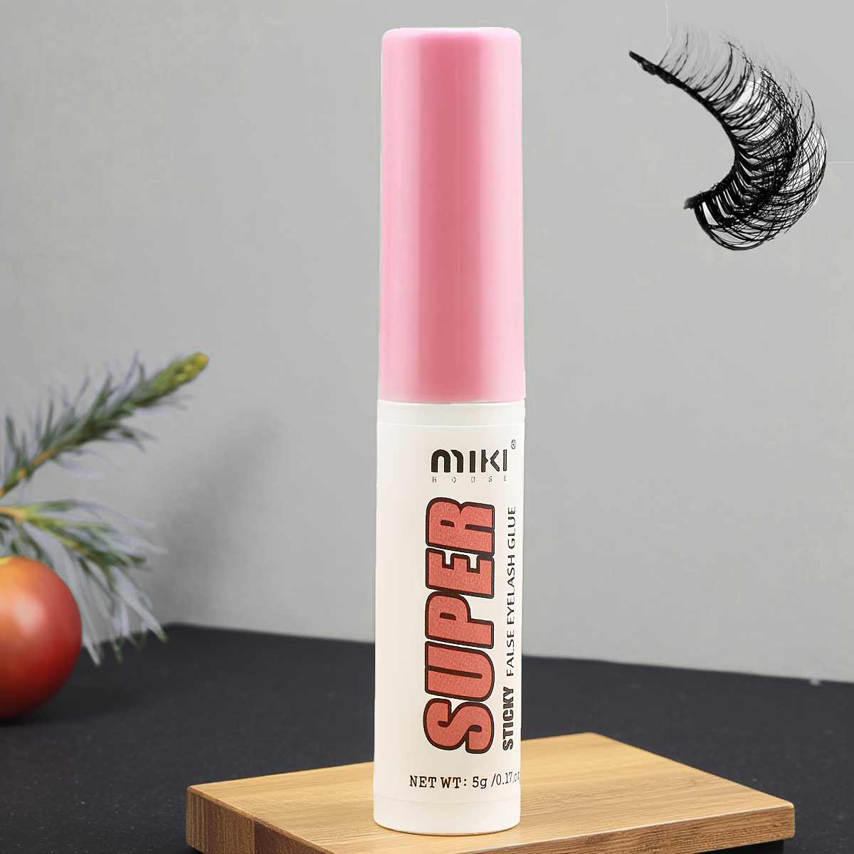False eyelash eyelash gel, set and transparent, used for eyelash extension, lasts for 24-48 hours, has a short drying time, is waterproof, dries quickly and looks natural