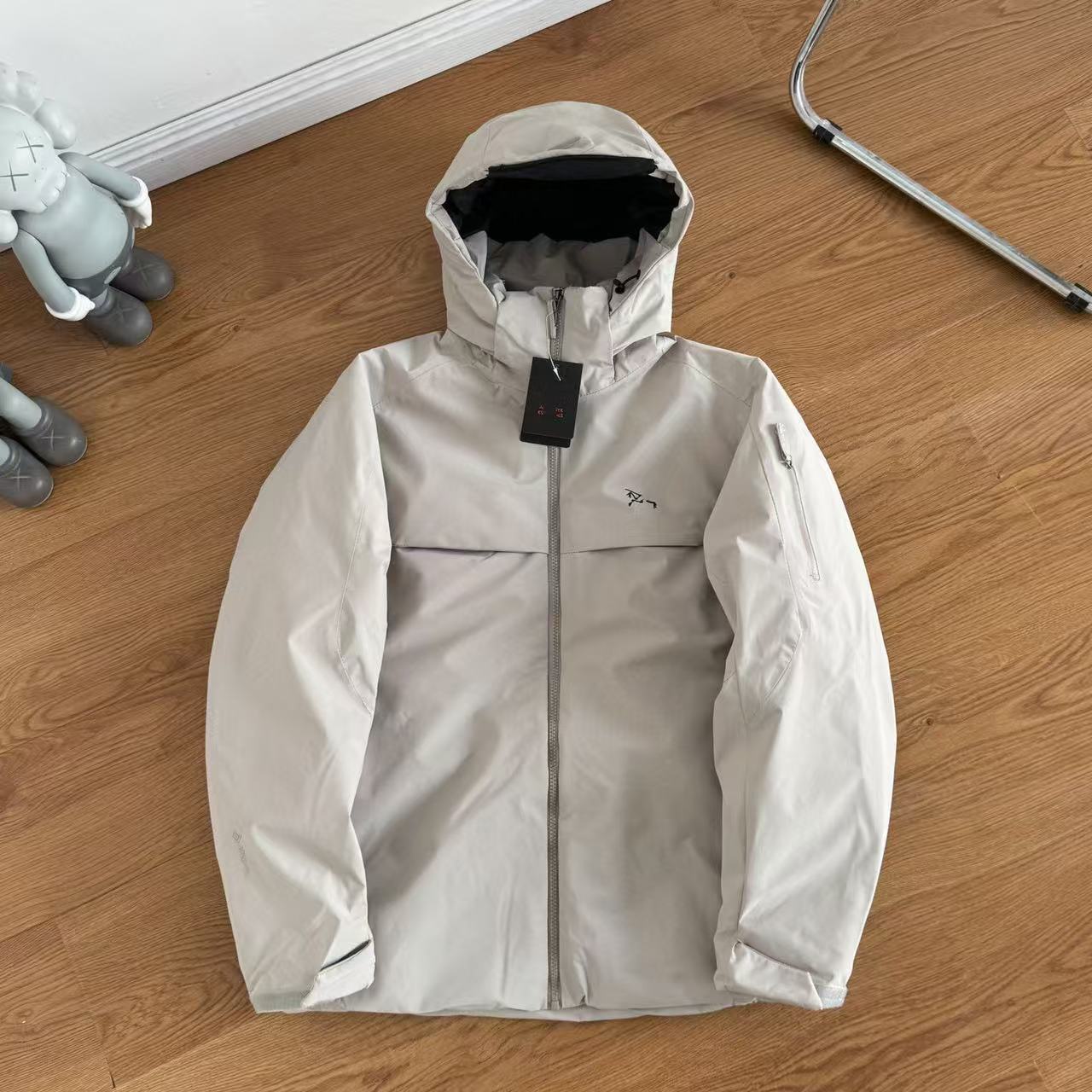 Down Puffer Arcs Cardigan Water Resistant Skiwear Winter Keep Warm Lightweight Jacket Windbreaker Jackets Classic Outdoor Artery 9F5