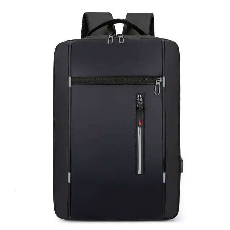1 Pack 15.6 Inch Men's Business Computer Bag Multi-Pocket High-Capacity Usb Charging Work Commuting Backpack