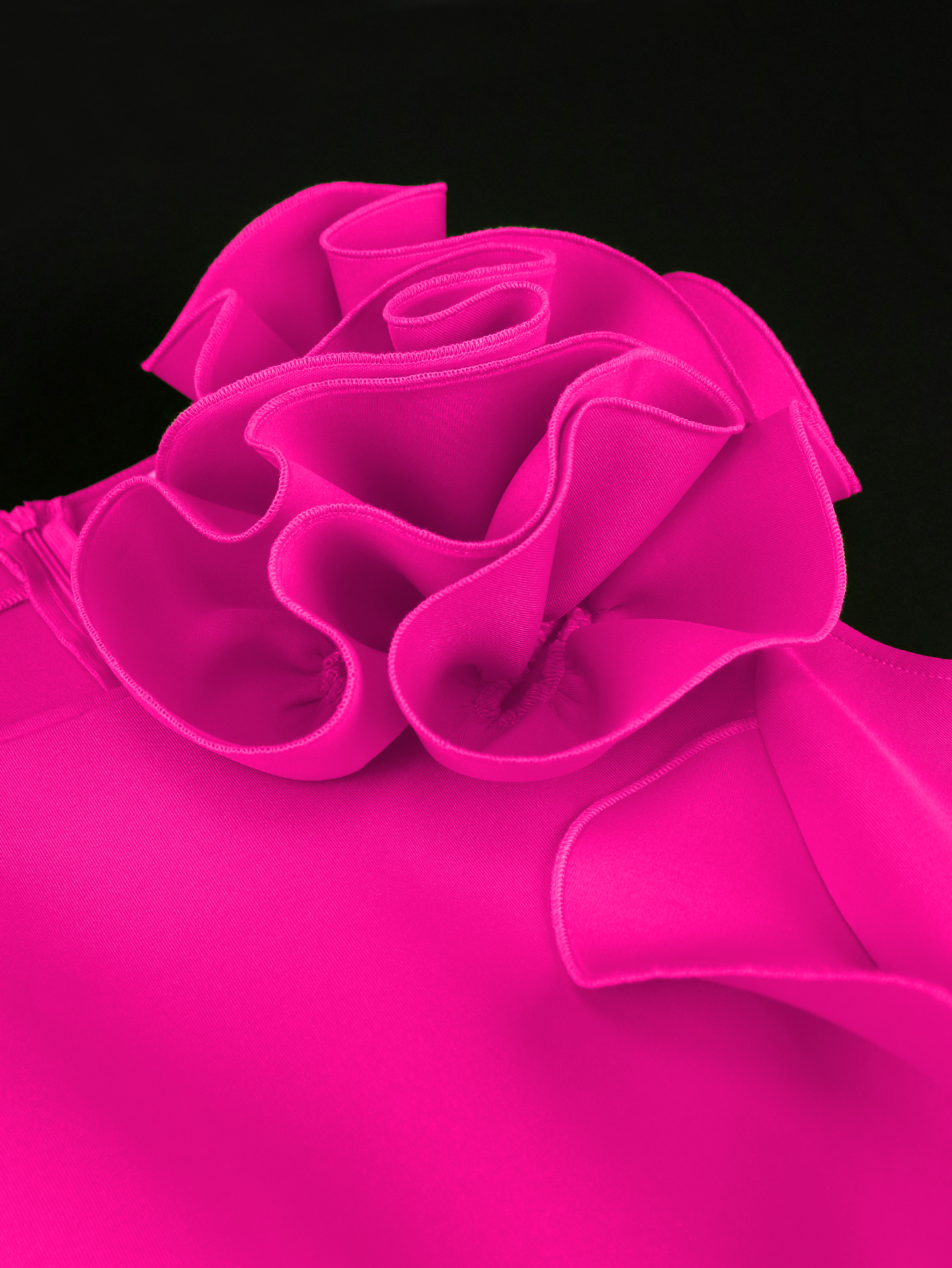 Elegant Rose Green MID A-Line Party Dress For Woman Formal Events 3D Flower Belt Wrapped Fashion Classic