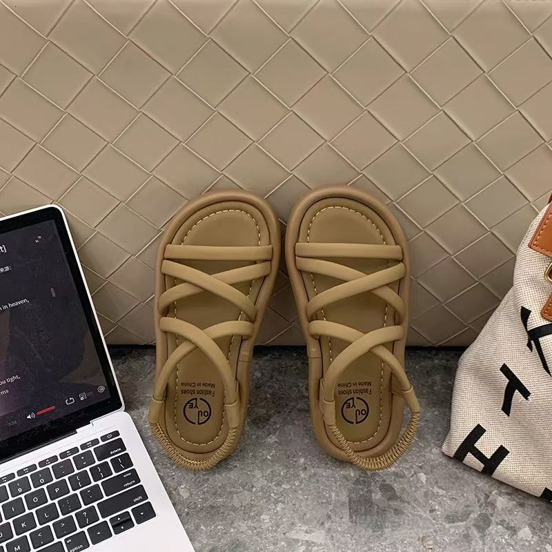 Roman style women's sandals summer new shoes multifunctional beach thick soled designer sandals women's slippers sandals