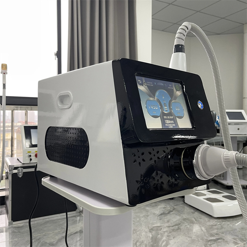 New Nd Yag Picosecond Laser High Power 1064nm 532nm 755nm Picosecond Laser Acne Treatment Tattoo Removal Freckle Removal Machine