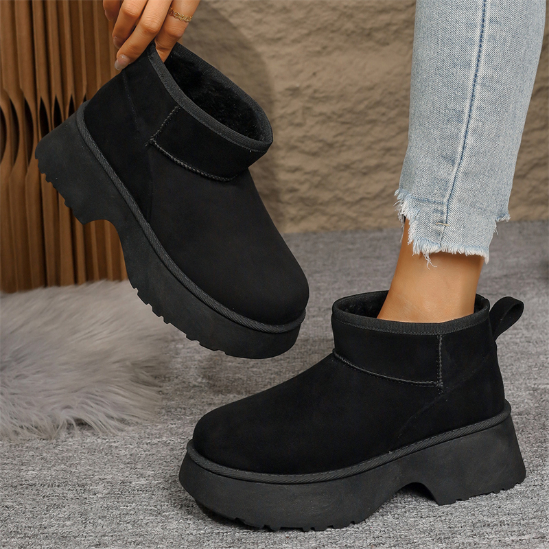 hot Free shipping designer for woman cotton shoes keep warm Fashion Boots casual black brown snow boots