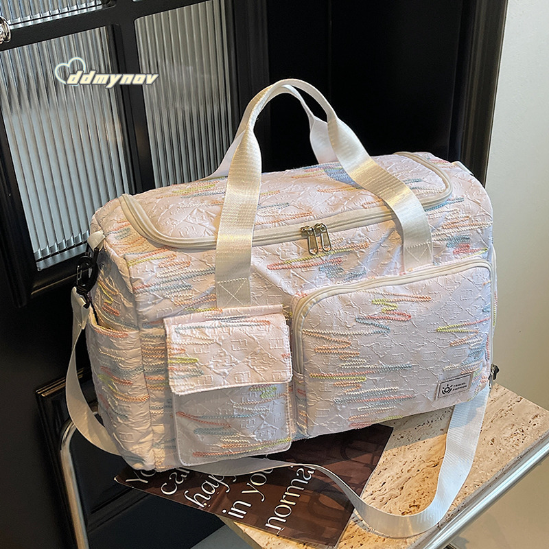 Short for Women, Large Capacity, Lightweight, Handheld, Dry Wet Separation, Sports Fitness Bag, Travel and Business Trip Luggage Bag ddmynov