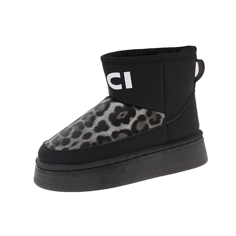 hot Free shipping designer Boots for woman cotton shoes keep warm Fashion Boots classic white black brown snow boots