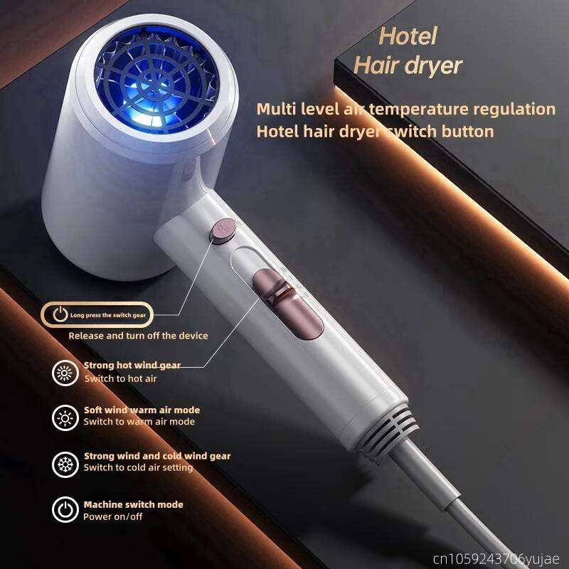 Factory Direct Sales Of Hotel Wall Mounted Bathroom Hair Dryers, Non Perforated High-Power Air Ducts, Wholesale