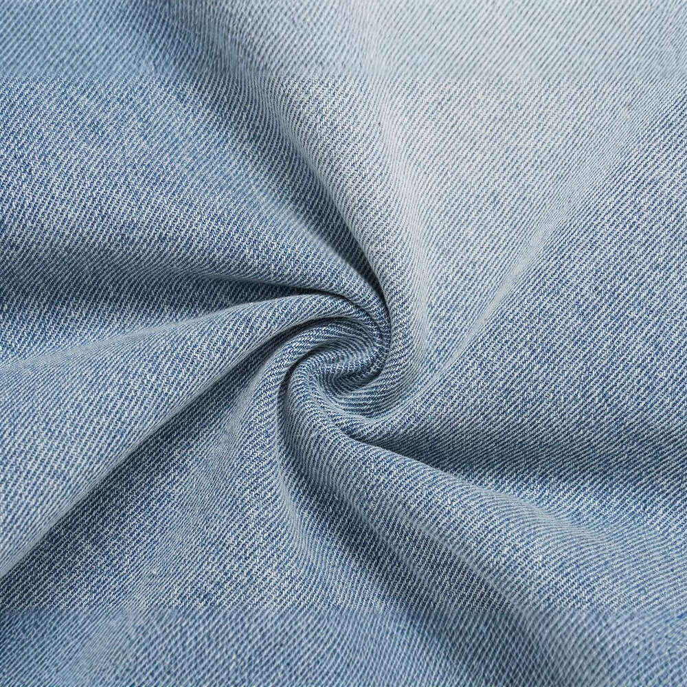 25FW New Men's Denim Summer Ins Trendy Five-Point Loose Casual Ripped Shorts