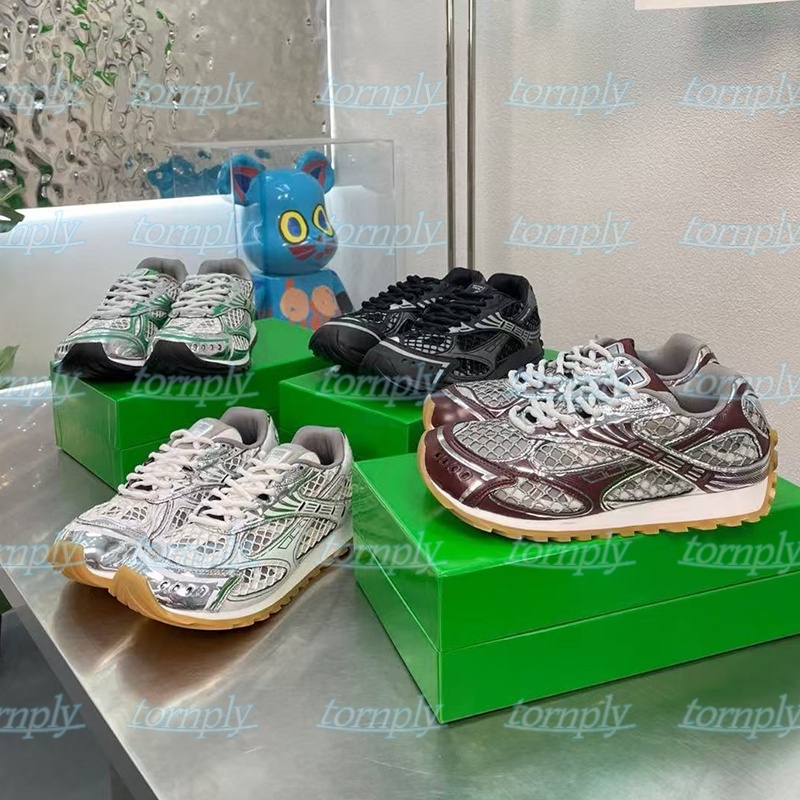 Designer Runner Casual Shoes Sneaker Women Men Luxury Leather Trainers Leather Mesh Nylon Fabric womens Sneakers Shoes Running shoes size 35-45