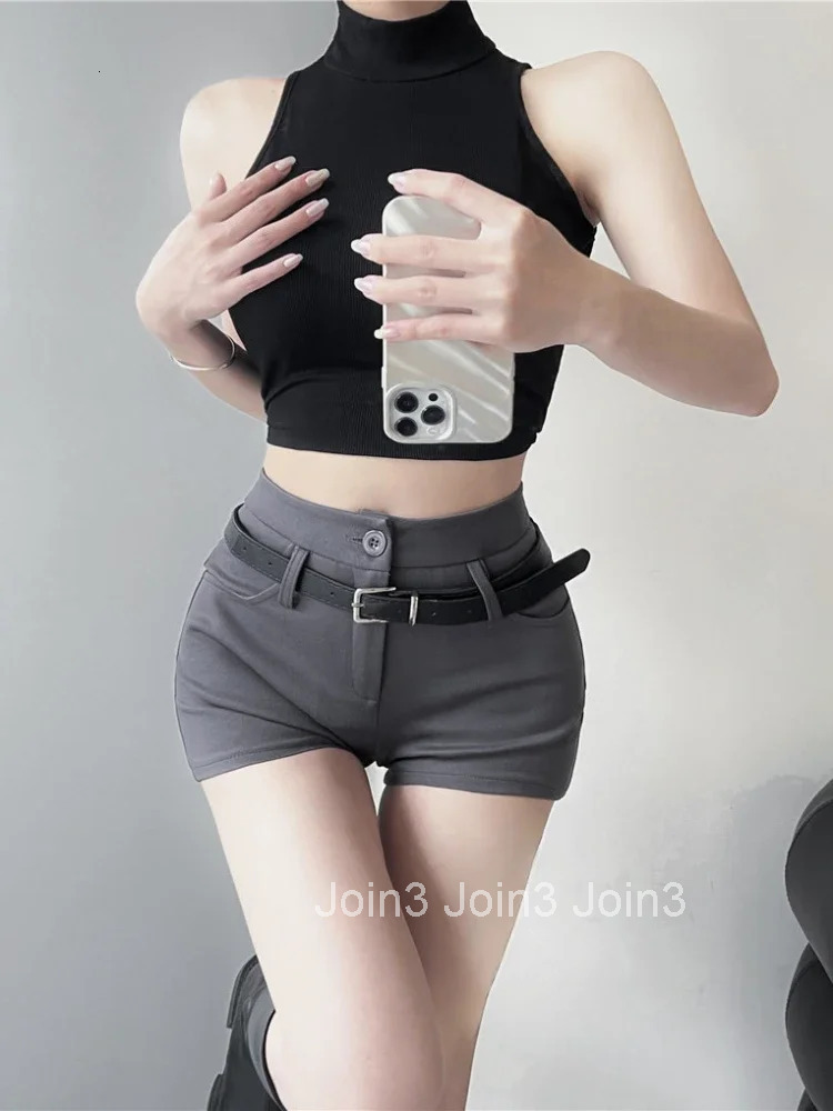 Coquette High Waist Woman Short Pants Sexy Shorts for Women Skinny Tight Booty Micro Mini Aesthetic Fashion Clothing 2025 Flowy