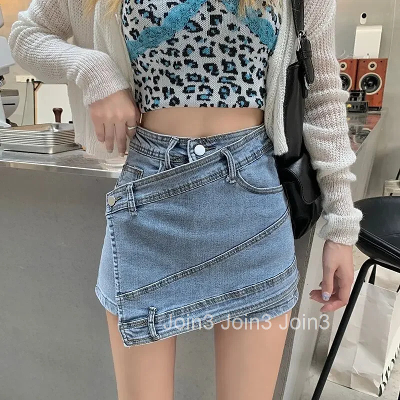 Summer 2025 New In Short Woman Pants Denim Skirt Harajuku Streetwear High Quality Luxury Elegant Stylish Jeans Skirts for Women