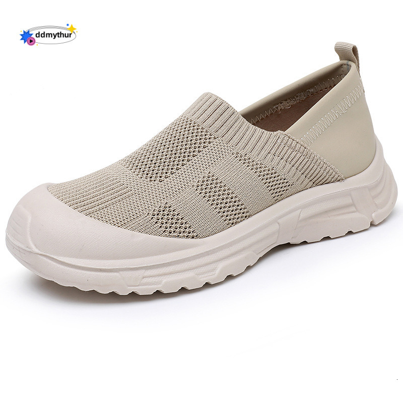 2025 Slip-On Lazy German Training Women's Spring and Autumn New Soft Sole Comfortable Breathable Shoes ddmythur