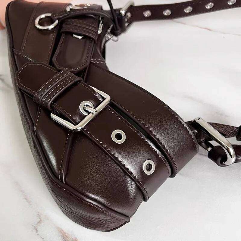 Women's Bags Designer Classic Small Bags For Women Designer Handbag And Purse New In PU Vintage Belt Buckle Cross Design Underarm Shoulder