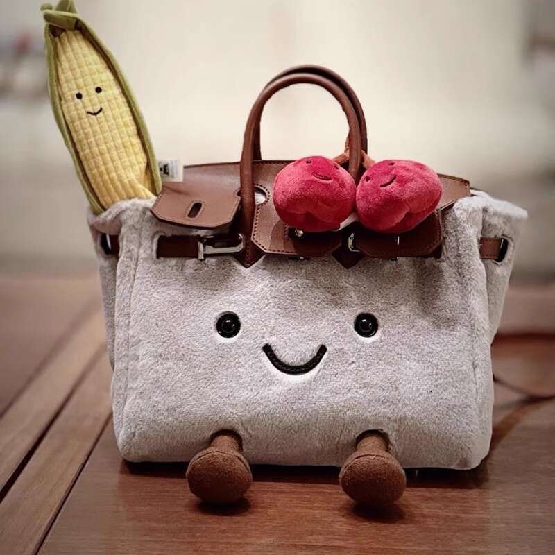 Hot selling Cute Plush Storage Bag Tote Crossbody Bag Large Capacity Daily Handbag Shoulder Bag Dual Purpose Bag Gift for Women designer bag