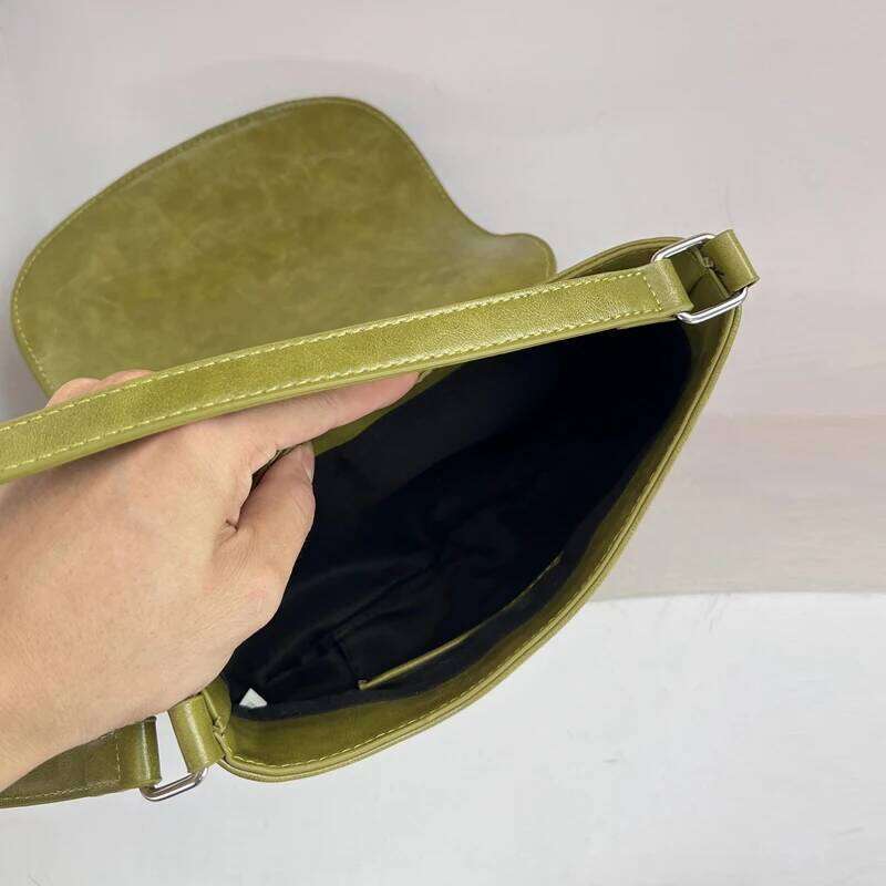 Women's Bags Designer Vintage Bags For Women Designer Handbags And Purses 2023 New In PU Waxed Leather Belt Decoration Small Underarm Shoulder