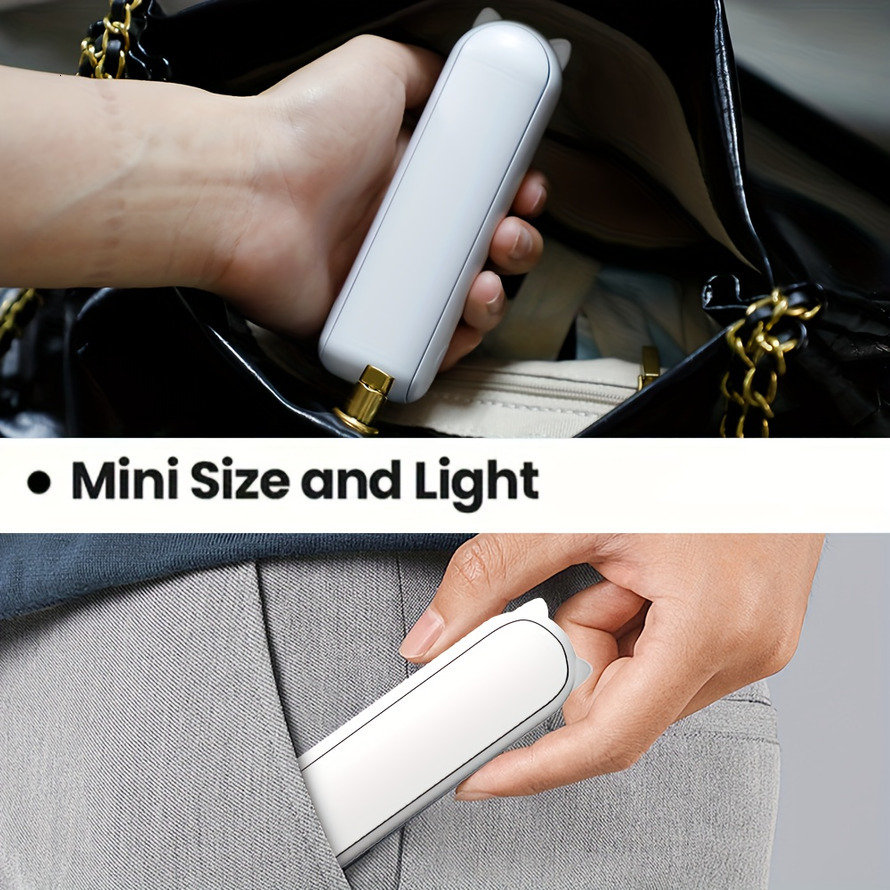 Link to US auction Portable mini fan, 500mAhUSB rechargeable, 3-speed adjustable wind speed, folding handheld personal eyelash fan RY-2023